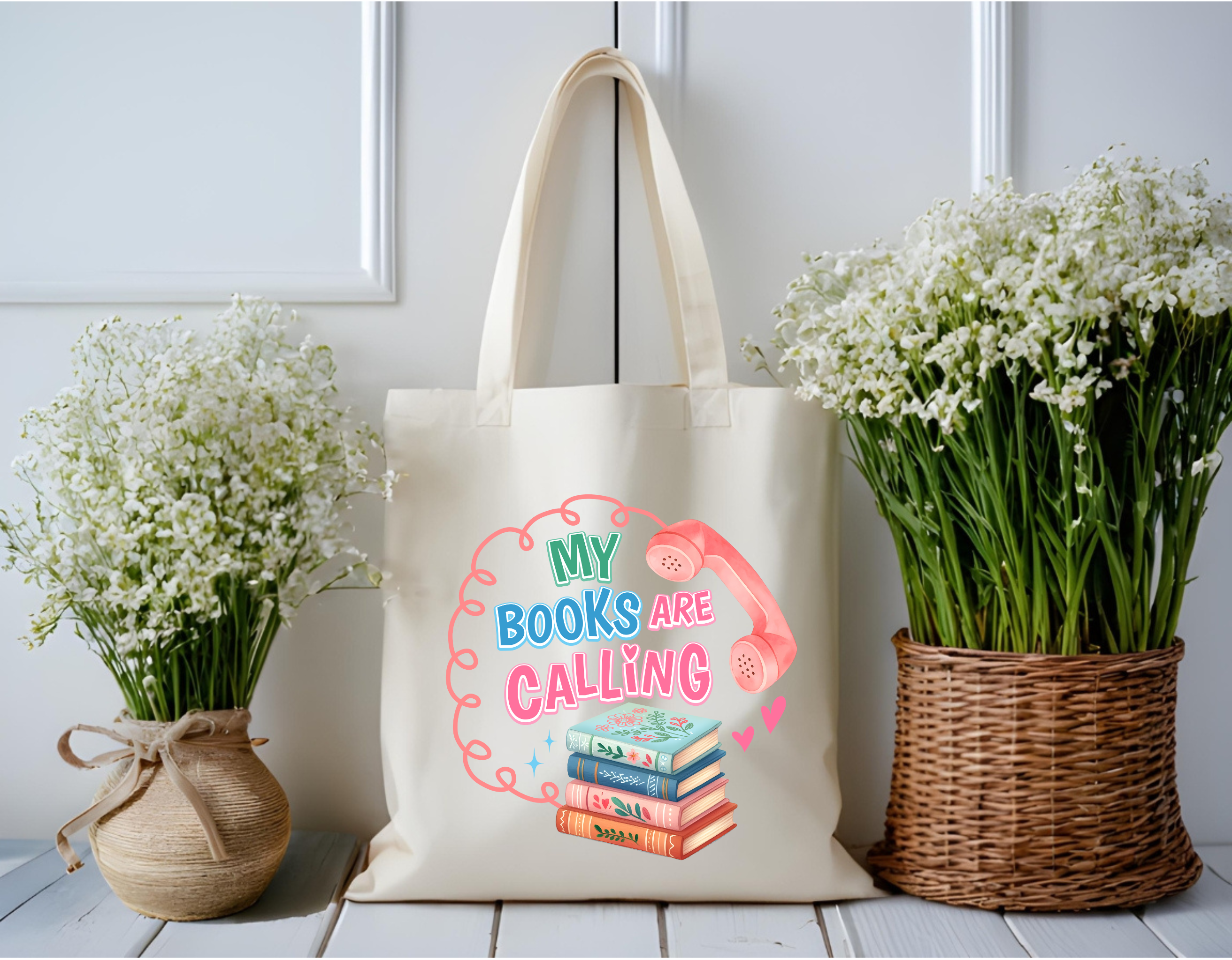 My Books are Calling Tote