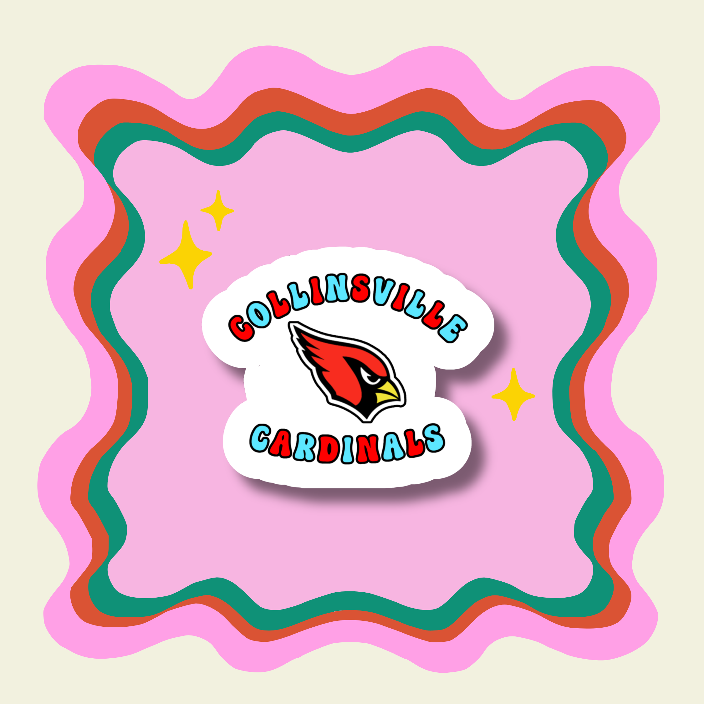 Collinsville Cardinals Sticker