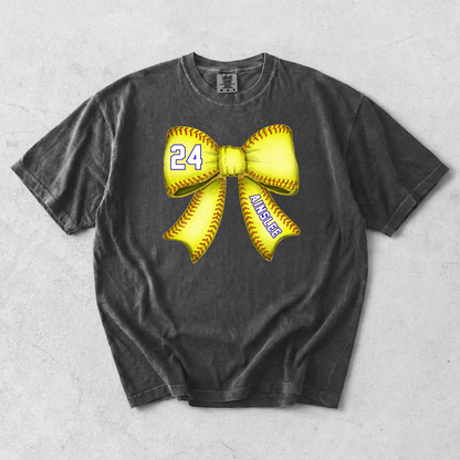 Custom Fan Bow Tee
