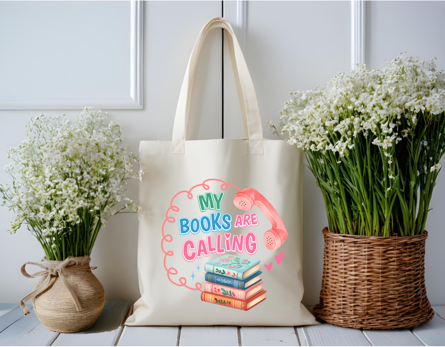 My Books are Calling Tote