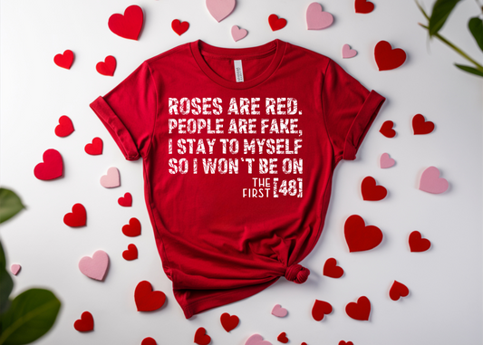 Roses are Red Tee