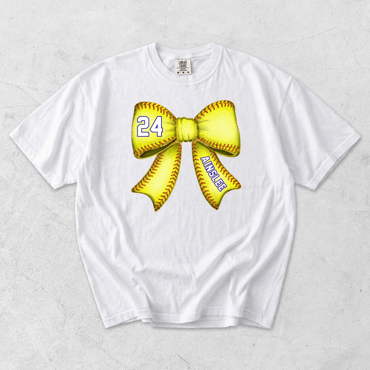 Custom Fan Bow Tee