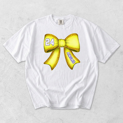 Custom Fan Bow Tee