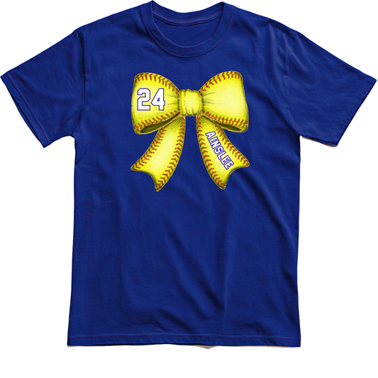 Custom Fan Bow Tee